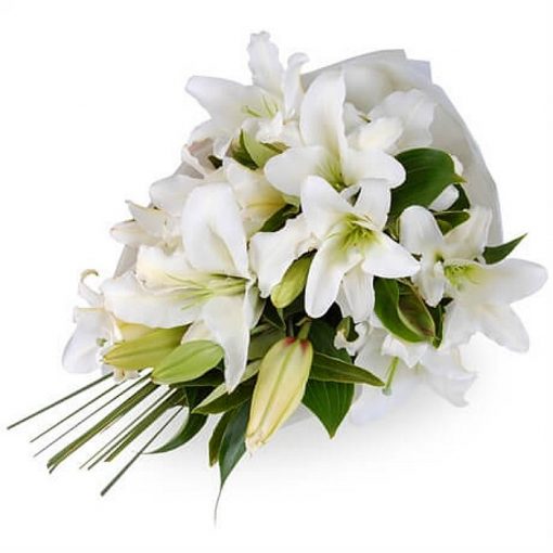 Ανθοδέσμη με φρέσκα λουλούδια Οριεντάλ - Καζαμπλάνκα 00227