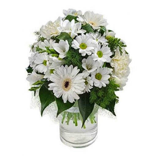 Μπουκέτο με φρέσκα λουλούδια 00214