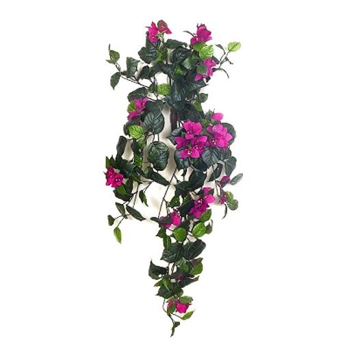 Τεχνητό κρεμαστό φυτό - Μπουκαμβίλια ροζ 310580