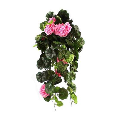 Τεχνητό κρεμαστό φυτό - Γεράνι ροζ 310495