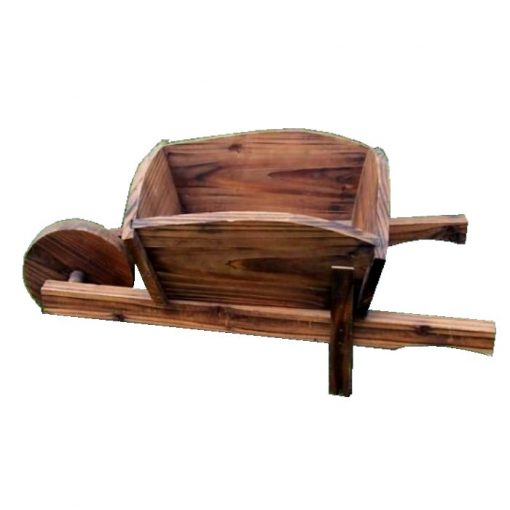 Decorative wooden garden wheelbarrows - WB 2