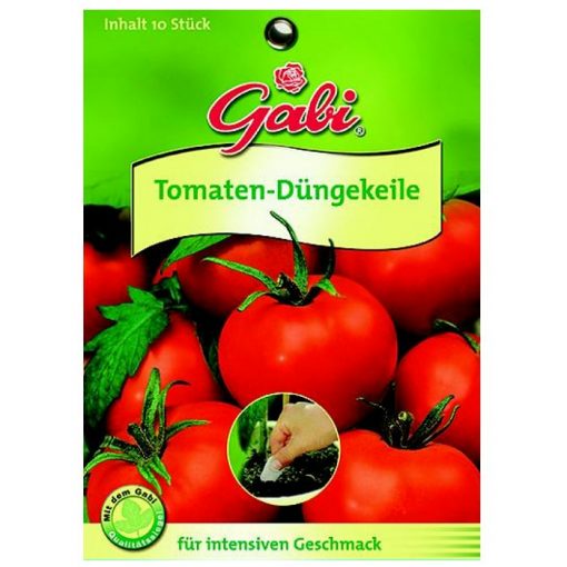 Organo-mineral fertilizer wedges for tomatos
