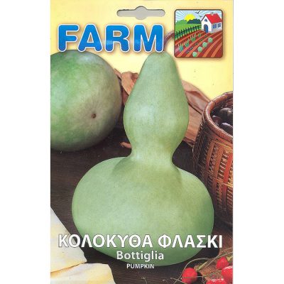 FARM 136 - ΚΟΛΟΚΥΘΑ ΦΛΑΣΚΙ - ΝΕΡΟΚΟΛΟΚΥΘΑ - Lagenaria siceraria