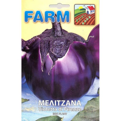 FARM 175 - ΜΕΛΙΤΖΑΝΑ ΦΛΑΣΚΑ VIOLETTA - Solanum melongena