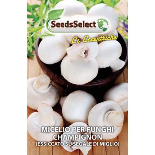 Edible mushroom seeds (micelium) EC10 PRATAIOLO CHAMPIGNON (Agaricus Bisporus)